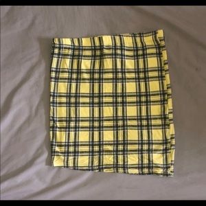 Plaid Mini Skirt